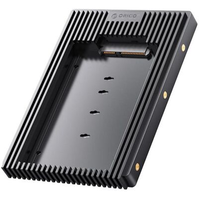 Orico Other Computer Accessory D2SS-6G Drive Adapter 2.5" to 3.5" Converter - Black, SSD + Festplatte Zubehör Orico Other Computer Accessory D2SS-6G Drive Adapter 2.5" to 3.5" Converter - Black, SSD + Festplatte Zubehör