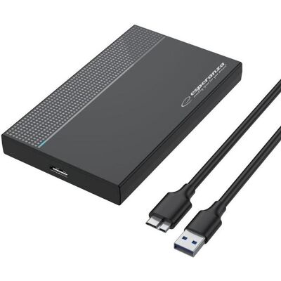 Connectland Boitier externe USB 3.0 Esperanza - S-ATA 2,5" (Noir) (2.5"), Festplattengehäuse, Schwarz Connectland Boitier externe USB 3.0 Esperanza - S-ATA 2,5" (Noir) (2.5"), Festplattengehäuse, Schwarz