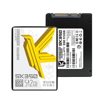 AITC Kingsman SSD 512GB - SK350 2,5" (SATA3, r:520 MB/s, w:450 MB/s) (512 GB, 2.5"), SSD AITC Kingsman SSD 512GB - SK350 2,5" (SATA3, r:520 MB/s, w:450 MB/s) (512 GB, 2.5"), SSD