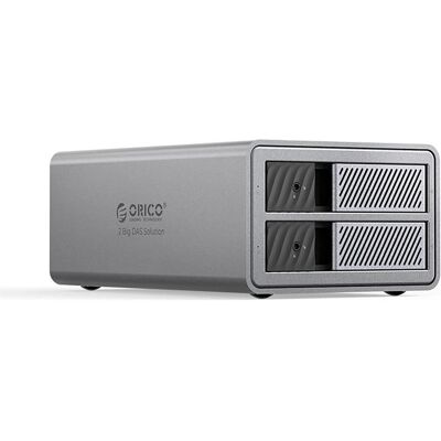 Orico Macierz dyskowa na 2 dyski RAID 2,5"/3.5" SATA HDD/SSD - szara, SSD + Festplatte Zubehör Orico Macierz dyskowa na 2 dyski RAID 2,5"/3.5" SATA HDD/SSD - szara, SSD + Festplatte Zubehör