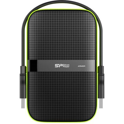 Silicon Power Armor A60 5TB USB 3.0 2.5 SP050TBPHDA60S (5 TB), Externe Festplatte, Schwarz, Grün Silicon Power Armor A60 5TB USB 3.0 2.5 SP050TBPHDA60S (5 TB), Externe Festplatte, Schwarz, Grün