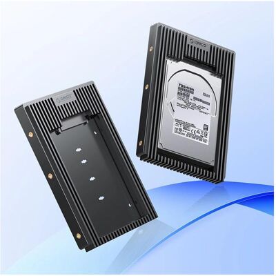 Orico D2SS-6G Laufwerksadapter 2,5" auf 3,5" Konverter - Schwarz, SSD + Festplatte Zubehör Orico D2SS-6G Laufwerksadapter 2,5" auf 3,5" Konverter - Schwarz, SSD + Festplatte Zubehör