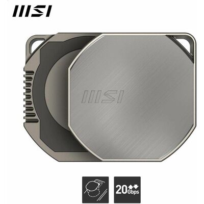 MSI Datamag (1 TB), Externe SSD, Silber MSI Datamag (1 TB), Externe SSD, Silber