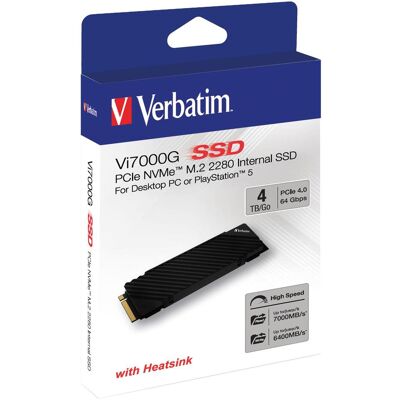 Verbatim Vi7000 (4000 GB, M.2 2280), SSD Verbatim Vi7000 (4000 GB, M.2 2280), SSD