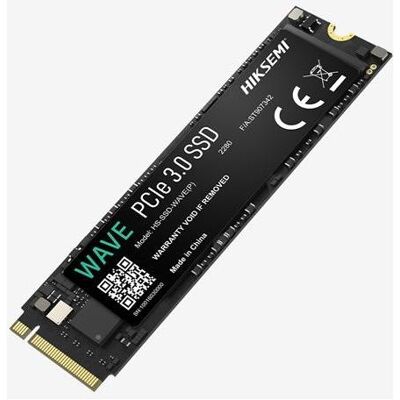 Hiksemi Hikvision SSD 128GB - WAVE (3D TLC, M.2 PCIe Gen 3x4, NVMe, r:1200 MB/s, w:950 MB/s) (128 GB, M.2, M.2 2280), SSD Hiksemi Hikvision SSD 128GB - WAVE (3D TLC, M.2 PCIe Gen 3x4, NVMe, r:1200 MB/s, w:950 MB/s) (128 GB, M.2, M.2 2280), SSD