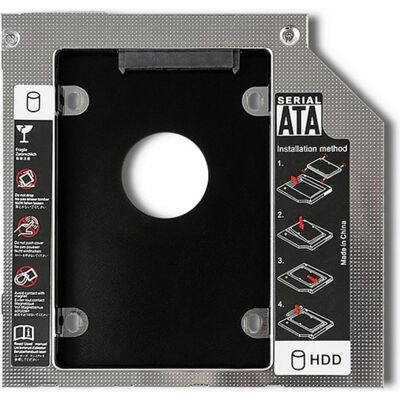 Qoltec Laptopersatzteil - 2,5 HDD Schacht - Schwarz Qoltec Laptopersatzteil - 2,5 HDD Schacht - Schwarz