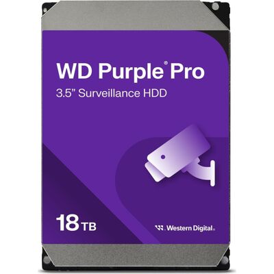 WD Internes Purple Pro 18 TB 3,5 512 MB SATAIII-Laufwerk (18 TB, 3.5"), Festplatte WD Internes Purple Pro 18 TB 3,5 512 MB SATAIII-Laufwerk (18 TB, 3.5"), Festplatte