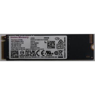 IBM 256GB M.2 PCIe NVMe SSD with (256 GB, M.2 2280), SSD IBM 256GB M.2 PCIe NVMe SSD with (256 GB, M.2 2280), SSD