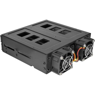 Silverstone SST-FS204B-US - Aluminium Trayless Hot Swap Mobile Rack Backplane / Internal Hard Drive, SSD + Festplatte Zubehör Silverstone SST-FS204B-US - Aluminium Trayless Hot Swap Mobile Rack Backplane / Internal Hard Drive, SSD + Festplatte Zubehör