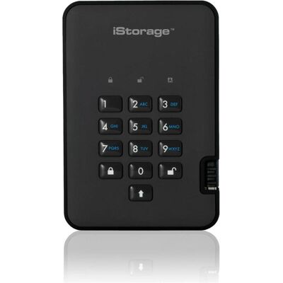 iStorage diskAshur² - Festplatte - verschlüsselt - 3 TB - extern (tragbar) (3 TB), Externe Festplatte, Schwarz iStorage diskAshur² - Festplatte - verschlüsselt - 3 TB - extern (tragbar) (3 TB), Externe Festplatte, Schwarz