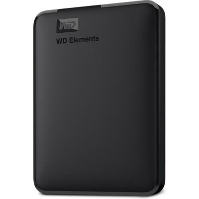 WD Elements tragbare externe Festplatte – 5 TB – USB 3.2 Gen 1 – Schwarz (5 TB), Festplatte WD Elements tragbare externe Festplatte – 5 TB – USB 3.2 Gen 1 – Schwarz (5 TB), Festplatte