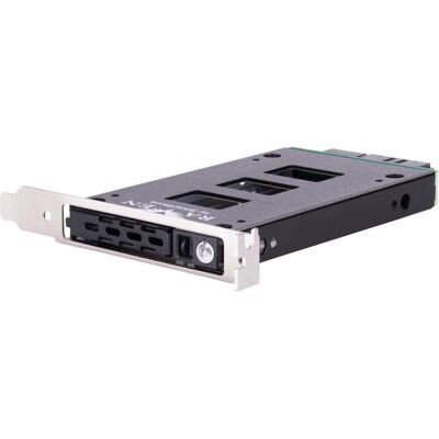 Silverstone Technology EXB02, 2,5-Zoll (9.5mm)-SAS-12-Gbit/s-oder-SATA-6-Gbit/s-zu-Erweiterungskart, SSD + Festplatte Zubehör Silverstone Technology EXB02, 2,5-Zoll (9.5mm)-SAS-12-Gbit/s-oder-SATA-6-Gbit/s-zu-Erweiterungskart, SSD + Festplatte Zubehör