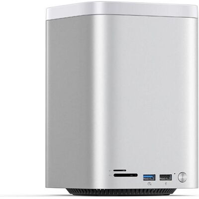 Orico MiniTower Dockingstation mit Festplatteneinschüben für bis zu 56 TB – Silber, SSD + Festplatte Zubehör Orico MiniTower Dockingstation mit Festplatteneinschüben für bis zu 56 TB – Silber, SSD + Festplatte Zubehör
