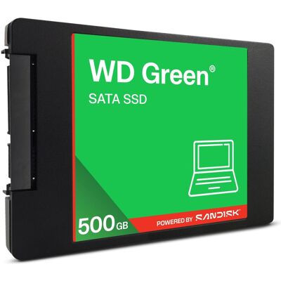 WD Green (500 GB, 2.5"), SSD WD Green (500 GB, 2.5"), SSD