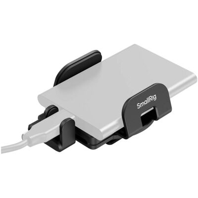 SmallRig Clamp Universal Mounting für externe SSDs, Video Zubehör, Schwarz SmallRig Clamp Universal Mounting für externe SSDs, Video Zubehör, Schwarz