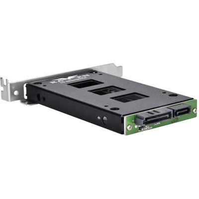 Silverstone Technology EXB02, 2,5-Zoll (9.5mm)-SAS-12-Gbit/s-oder-SATA-6-Gbit/s-zu-Erweiterungskart, SSD + Festplatte Zubehör Silverstone Technology EXB02, 2,5-Zoll (9.5mm)-SAS-12-Gbit/s-oder-SATA-6-Gbit/s-zu-Erweiterungskart, SSD + Festplatte Zubehör