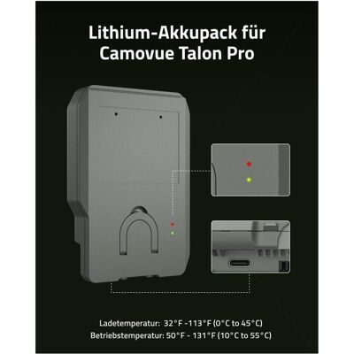 Reolink Webcam Camovue Lithium Battery Pack, Netzwerkkamera Zubehör Reolink Webcam Camovue Lithium Battery Pack, Netzwerkkamera Zubehör