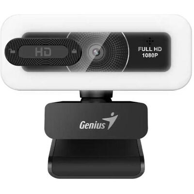 Genius FaceCam Light Webkamera, schwarz LED-Licht (2 Mpx), Webcam, Schwarz Genius FaceCam Light Webkamera, schwarz LED-Licht (2 Mpx), Webcam, Schwarz