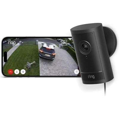 Ring Telecamera Esterna Pro (3840 x 2160 Pixels), Netzwerkkamera, Weiss, Schwarz Ring Telecamera Esterna Pro (3840 x 2160 Pixels), Netzwerkkamera, Weiss, Schwarz