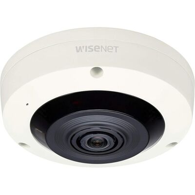 Hanwha XNF-8010R Fisheyekamera ind. 6MP PoE IR (2048 x 2048 Pixel), Netzwerkkamera, Beige Hanwha XNF-8010R Fisheyekamera ind. 6MP PoE IR (2048 x 2048 Pixel), Netzwerkkamera, Beige