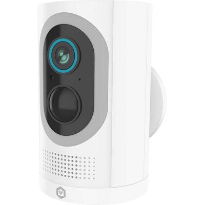 Nedis SmartLife Aussenkamera Wi-Fi Spotlight 3MP Full HD 1296p IP65 Max. Batterie-Lebensdau (2304 x 1296 Pixels), Netzwerkkamera, Weiss Nedis SmartLife Aussenkamera Wi-Fi Spotlight 3MP Full HD 1296p IP65 Max. Batterie-Lebensdau (2304 x 1296 Pixels), Netzwerkkamera, Weiss