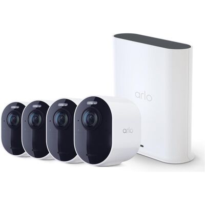 Arlo Ultra 3 4-CAM KIT (3840 x 2160 Pixels), Netzwerkkamera, Weiss Arlo Ultra 3 4-CAM KIT (3840 x 2160 Pixels), Netzwerkkamera, Weiss