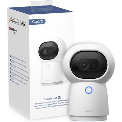 Aqara Hub G3 (2304 x 1296 Pixels), Netzwerkkamera, Weiss Aqara Hub G3 (2304 x 1296 Pixels), Netzwerkkamera, Weiss