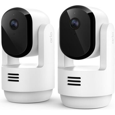 Arlo Essential 3 2K Indoor PTZ 2er Set (2304 x 1296 Pixels), Netzwerkkamera, Weiss Arlo Essential 3 2K Indoor PTZ 2er Set (2304 x 1296 Pixels), Netzwerkkamera, Weiss
