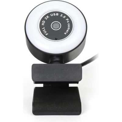 Platinet PCWC2KAF 2K Webcam - Autofokus, Mikrofon, LED-Licht Platinet PCWC2KAF 2K Webcam - Autofokus, Mikrofon, LED-Licht
