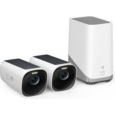 Eufy Weiß Modell T88713W1 4K IP Überwachungskamera Wand Eufy Weiß Modell T88713W1 4K IP Überwachungskamera Wand