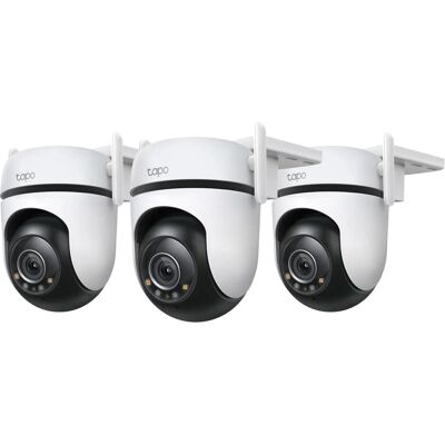 TP-Link Tapo C520WS 3-Pack, Netzwerkkamera, Weiss TP-Link Tapo C520WS 3-Pack, Netzwerkkamera, Weiss