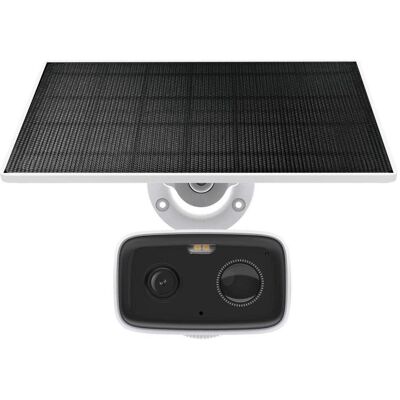 TP-Link Solar Überwachungskamera Set mit KI für Aussen, Full-HD, IP65, kabellos, Netzwerkkamera, Weiss TP-Link Solar Überwachungskamera Set mit KI für Aussen, Full-HD, IP65, kabellos, Netzwerkkamera, Weiss