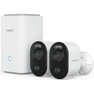 Reolink Home Hub med 2x Argus 3 Ultra 4K kamera (3840 x 2160 Pixels), Netzwerkkamera Reolink Home Hub med 2x Argus 3 Ultra 4K kamera (3840 x 2160 Pixels), Netzwerkkamera