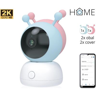iGet HOME Camera CS2 Baby (2304 x 1296 Pixels), Netzwerkkamera, Blau, Weiss, Pink iGet HOME Camera CS2 Baby (2304 x 1296 Pixels), Netzwerkkamera, Blau, Weiss, Pink