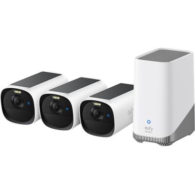 Eufy E40 3-Kamera Set - 2K QHD Sicherheitslösung - Nachtfarbe & KI Eufy E40 3-Kamera Set - 2K QHD Sicherheitslösung - Nachtfarbe & KI