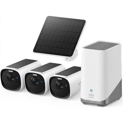 Eufy - E8144326 - Base Station - Solar Panel - Video Kit Eufy - E8144326 - Base Station - Solar Panel - Video Kit