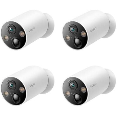 TP-Link Tapo C425 (4-pack) (2560 x 1440 Pixels), Netzwerkkamera, Weiss TP-Link Tapo C425 (4-pack) (2560 x 1440 Pixels), Netzwerkkamera, Weiss