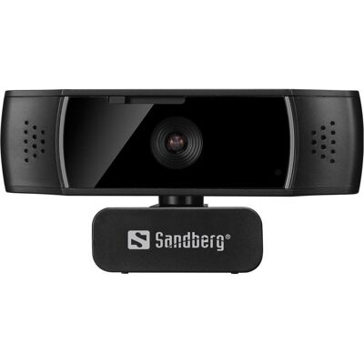 Sandberg USB Autofocus DualMic Webcam 2,07 MP 1920 x 1080 Pixel USB 2.0 Schwarz (2.10 Mpx), Webcam, Schwarz Sandberg USB Autofocus DualMic Webcam 2,07 MP 1920 x 1080 Pixel USB 2.0 Schwarz (2.10 Mpx), Webcam, Schwarz