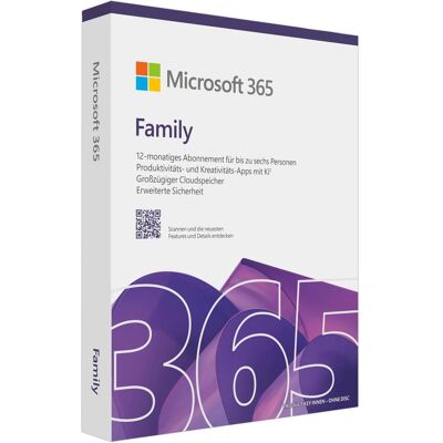 Microsoft 365 Family (Deutsch) für Android & iOS & Mac OS & Windows Microsoft 365 Family (Deutsch) für Android & iOS & Mac OS & Windows