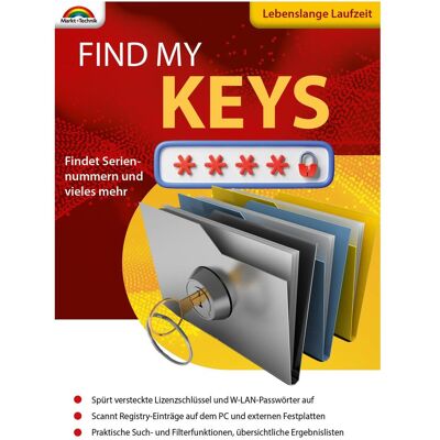 Markt + Technik KEY Finder Elite Download Code für Windows Markt + Technik KEY Finder Elite Download Code für Windows