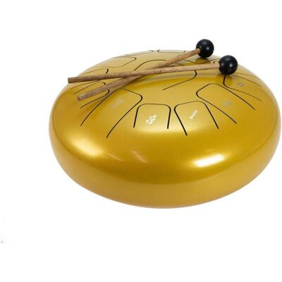 Dimavery TD-12, Steel Tongue Drum, gold (Perkussion), Perkussion, Gold Dimavery TD-12, Steel Tongue Drum, gold (Perkussion), Perkussion, Gold