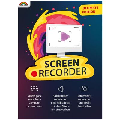 Markt + Technik Screen Recorder Ultimate Download Code für Windows Markt + Technik Screen Recorder Ultimate Download Code für Windows