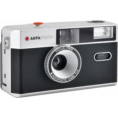 AGFAPHOTO Reusable Photo Camera 35mm, Analogkamera, Schwarz AGFAPHOTO Reusable Photo Camera 35mm, Analogkamera, Schwarz