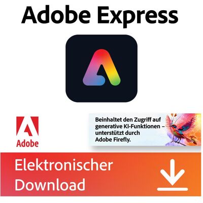 Adobe Express Premium - Software mit Generative Credits & Download Adobe Express Premium - Software mit Generative Credits & Download