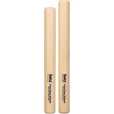 Sela 2-Ton Claves 20 Buche (Claves), Perkussion, Braun Sela 2-Ton Claves 20 Buche (Claves), Perkussion, Braun