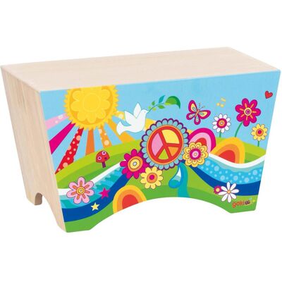 Goki Musikinstrument Cajon Blumenwiese 30 x 15.5 x 17 cm (Deutsch, Englisch, Französisch, Italienisch) Goki Musikinstrument Cajon Blumenwiese 30 x 15.5 x 17 cm (Deutsch, Englisch, Französisch, Italienisch)