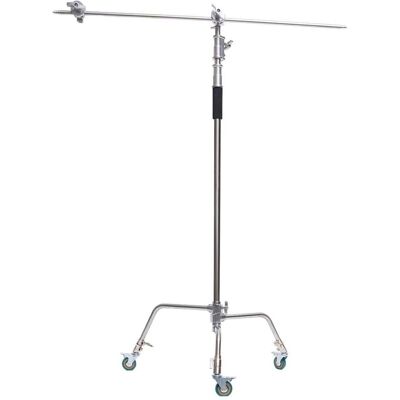 Caruba C Stand met Boomarm en Wielen LS 9W (300 cm, 15 kg), Lampenstativ, Schwarz Caruba C Stand met Boomarm en Wielen LS 9W (300 cm, 15 kg), Lampenstativ, Schwarz