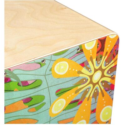 Sela Kunstserie Flower Power (Cajon), Perkussion, Mehrfarbig Sela Kunstserie Flower Power (Cajon), Perkussion, Mehrfarbig