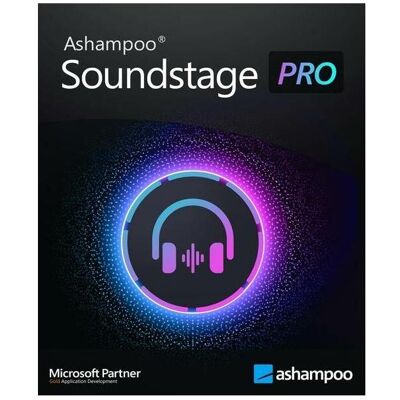 Ashampoo Soundstage Pro - Binaurales Stereo, 10 Studios - Soundsoftware Ashampoo Soundstage Pro - Binaurales Stereo, 10 Studios - Soundsoftware