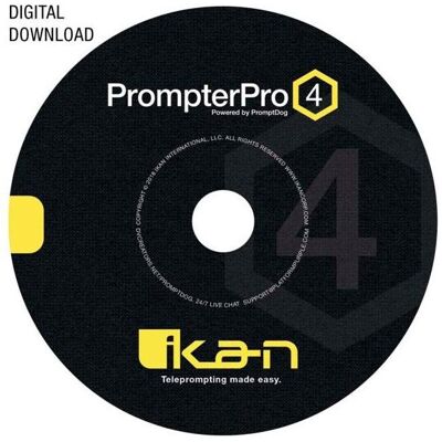 Ikan PrompterPro 4 Software for PC & Mac, Video Zubehör Ikan PrompterPro 4 Software for PC & Mac, Video Zubehör